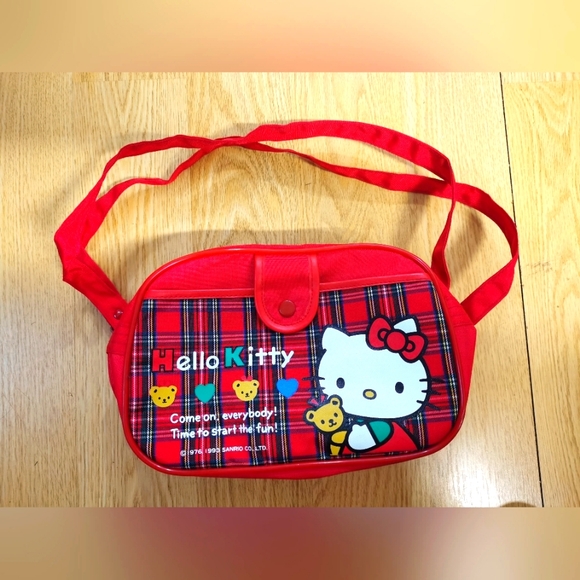Vintage Hello Kitty Kindergarten Bag Sanrio Retro 1993 Collectible